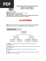 Taller # 2 Quimica Grado 6 A-B