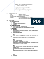 Lesson Plan in T.L.E. - Exploratory Drafting