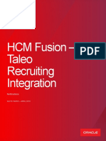 HCM Fusion - Taleo Recruiting Integration: Notifications