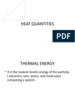 Heat Quantities