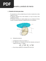 Momento y Producto de Inercia