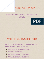 Presentation On: Certified Welding Inspector (CWI)