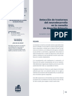 Deteccion de Trastornos Del Neurodesarrollo en La Consulta de Atención Primaria