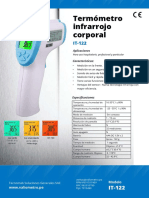 Termometro Infrarrojo Corporal IT-122 PDF