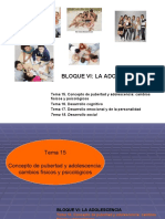 Tema 15 - Desarrollo de La Adolescencia (General)