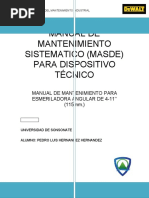 MANUAL DE MANTENIMIENTO SISTEMATICO Ejemplo