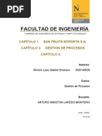 Facultad de Ingenieria Gestion de Procesos T2