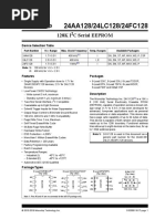 24AA128/24LC128/24FC128: 128K I C Serial EEPROM