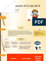 Resolución 0312 Del 2019