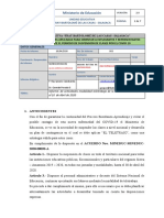 Labores Informe 6 Al 10 de Abril 2020