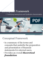 Conceptual Framework: (Underlying Assumptions and Qualitative Characteristics