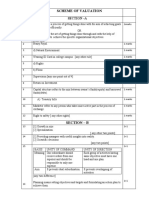 Scheme of Valuation: Section - A