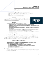 Cap 11 Proiectarea Didactica