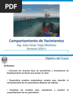 Comportamiento de Yacimientos 2020-1