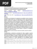 Desafíos de La Formación Profesional para Un Desarrollo Sostenible PDF