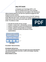 Cloud Computing NIST Model: Essential Characteristics