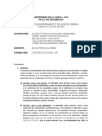 Cuestionario CONTRATO DE ARRENDAMIENTO DE VIVIENDA URBANA