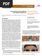 The Aesthetic Smile Designing in The Digital Dentistry Era