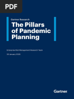 The Pillars of Pandemic Planning: Gartner Research