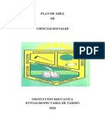 Plan de Área Ciencias Sociales 2020