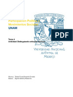 Distinguiendo Enfoques Teóricos de Los Movimientos Sociales