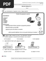 Clase #1 - Reconocer Estructura y Elementos de Una Receta (Letra P)