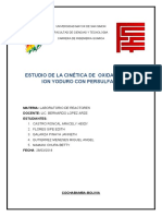 Cinética de La Oxidación Del Ion Yoduro Con Persulfato - 1 - 1