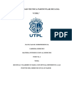 Mapa Conceptual Fuentes Del Derecho