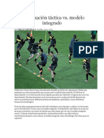 Periodizacion Tactica Vs Modelo Integrado