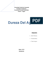 Dureza Del Agua Quimica