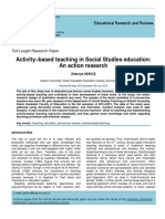 Activity-Based Teaching in Social Studies Education: An Action Research