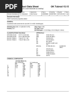 DATASHEET WELDING CONSUMABLE - ESAB OK Tubrod 15.15-Rev14