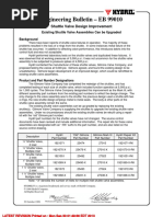 Engineering Bulletin - EB 99010: Shuttle Valve Design Improvement