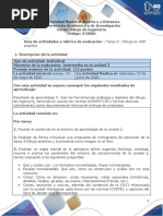 Guía de Actividades y Rúbrica de Evaluación - Tarea 3 Dibujo en CAD Analítico