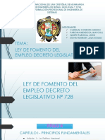 Ley de Fomento Del Empleo