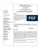 Arrêt N°10 Aissatou Mbodj C Prefet de Bambeye Et Ministre Gouvernance Locale