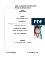 EXPLORACION Y EXPERIMENTACION DE DIVERSAS FORMAS AUDIOVISUALES Y PLASTICAS Efren Ramos