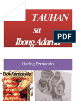 Mga Tauhan Sa Ibong Adarna