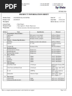 Product Information Sheet: Synthite Industries Private Limited