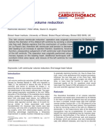 Left Ventricular Volume Reduction: History