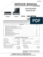 Service Manual: 14V-W70M 14V-W75M