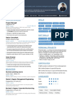 Lisanti Alberto - Curriculum Vitae (CV, Resume)