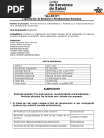 Taller N°1 Liquidación de Nomina y Prestaciones Sociales