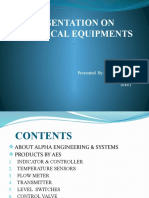 Presentation On Electrical Equipments: Presented By: Purvi Chauhan B.Tech. 4 Year (EEE)