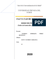 1SAVIC CACERES CARRANZA - Penal 2 Homicidio y Feminicidio