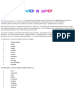 Paises Centrales y Países Periféricos