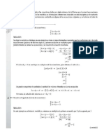 Sistema de Ecuaciones Metodo de Reduccion