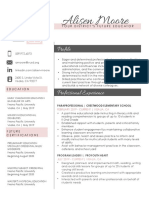 Good Pdfalisen Moore Resume