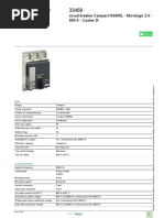 Product Data Sheet: Circuit Breaker Compact NS800L - Micrologic 2.0 - 800 A - 3 Poles 3t