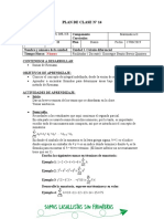 Plan Clase 14 (Sumas de Riemann) II Parcial